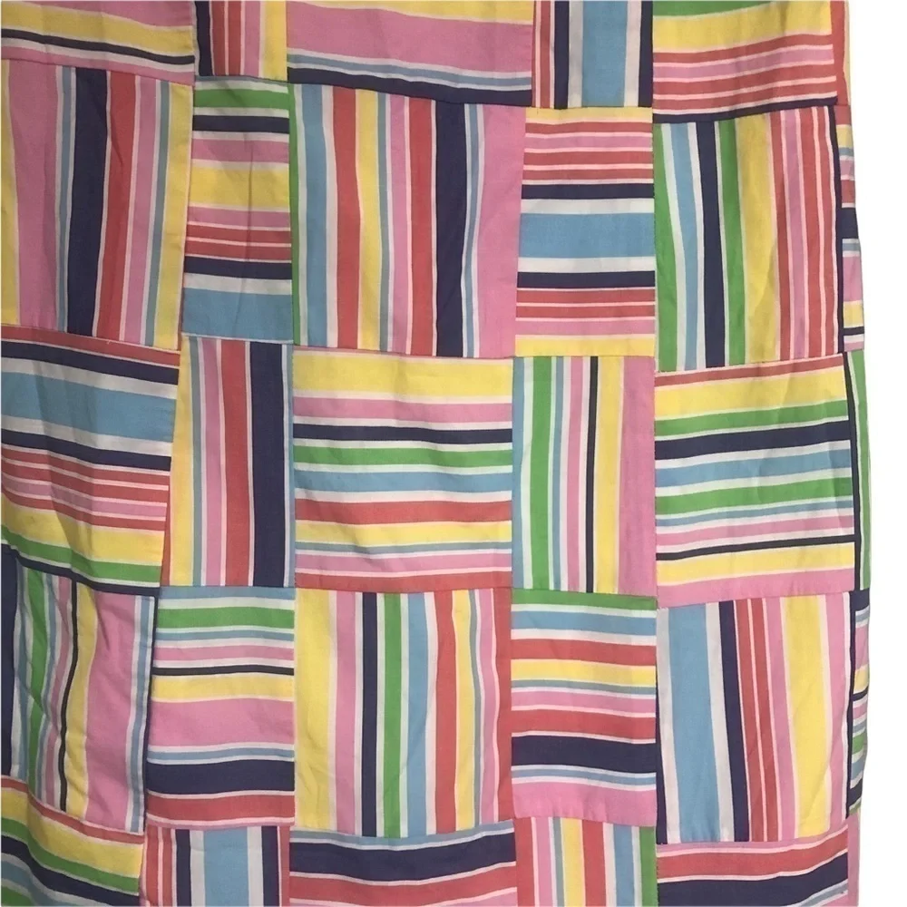 Lilly Pulitzer dress strapless dress size 4 patchwork 90s y2k academia preppy - Picture 4 of 12